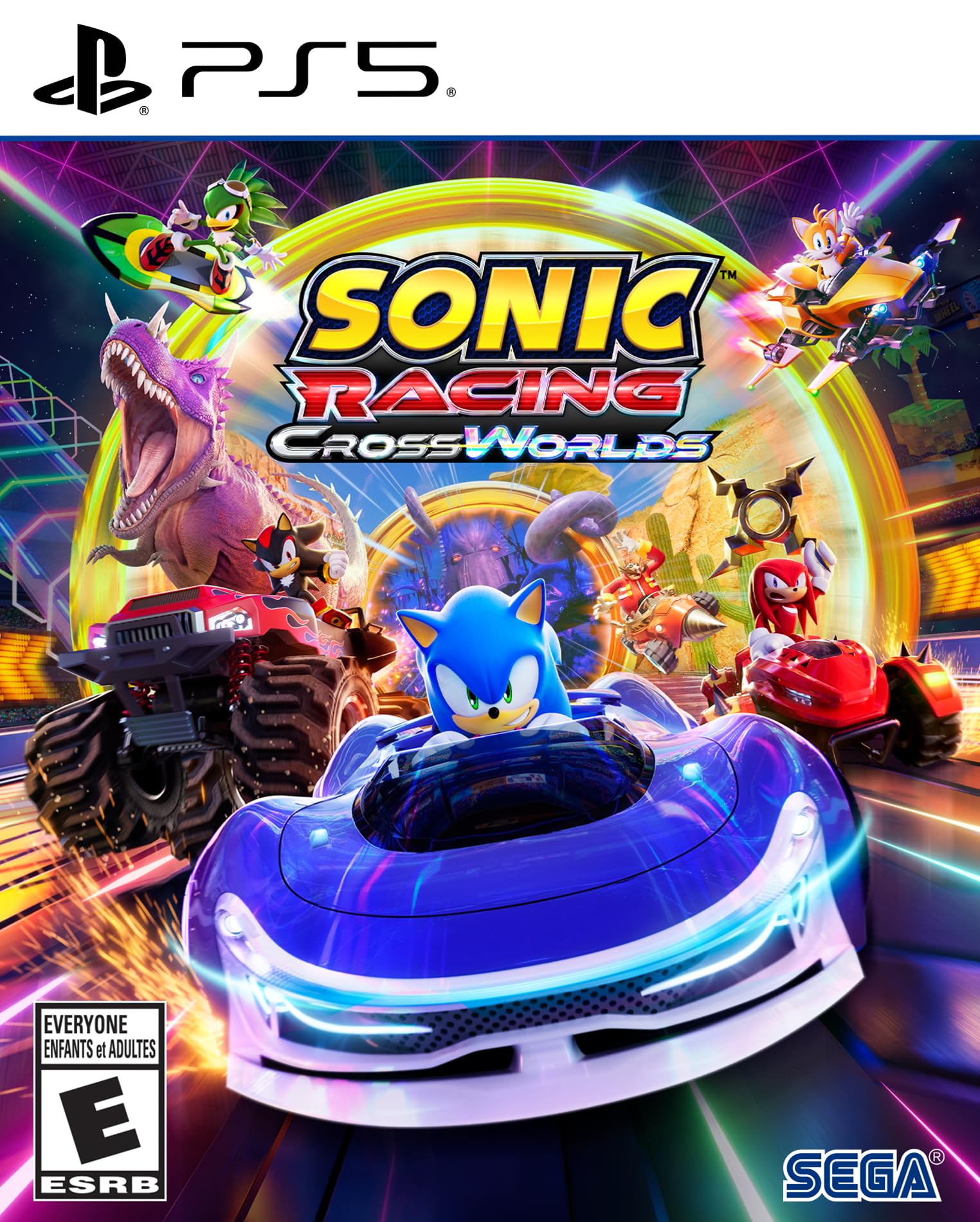 Sonic Racing CrossWorlds Kart Game Amazon Exclusive PS5