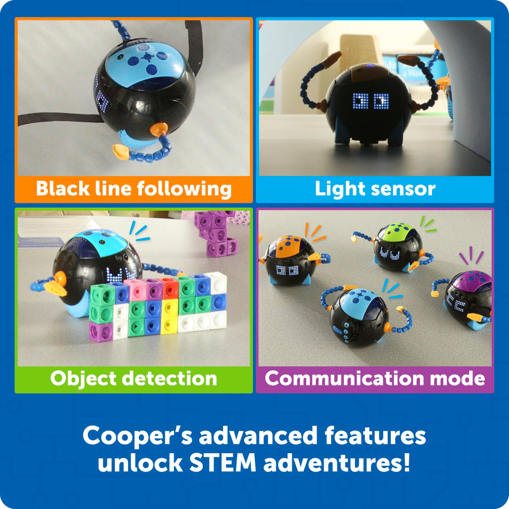 Baukasten für STEM-Roboter mit visueller & Python-Programmierung