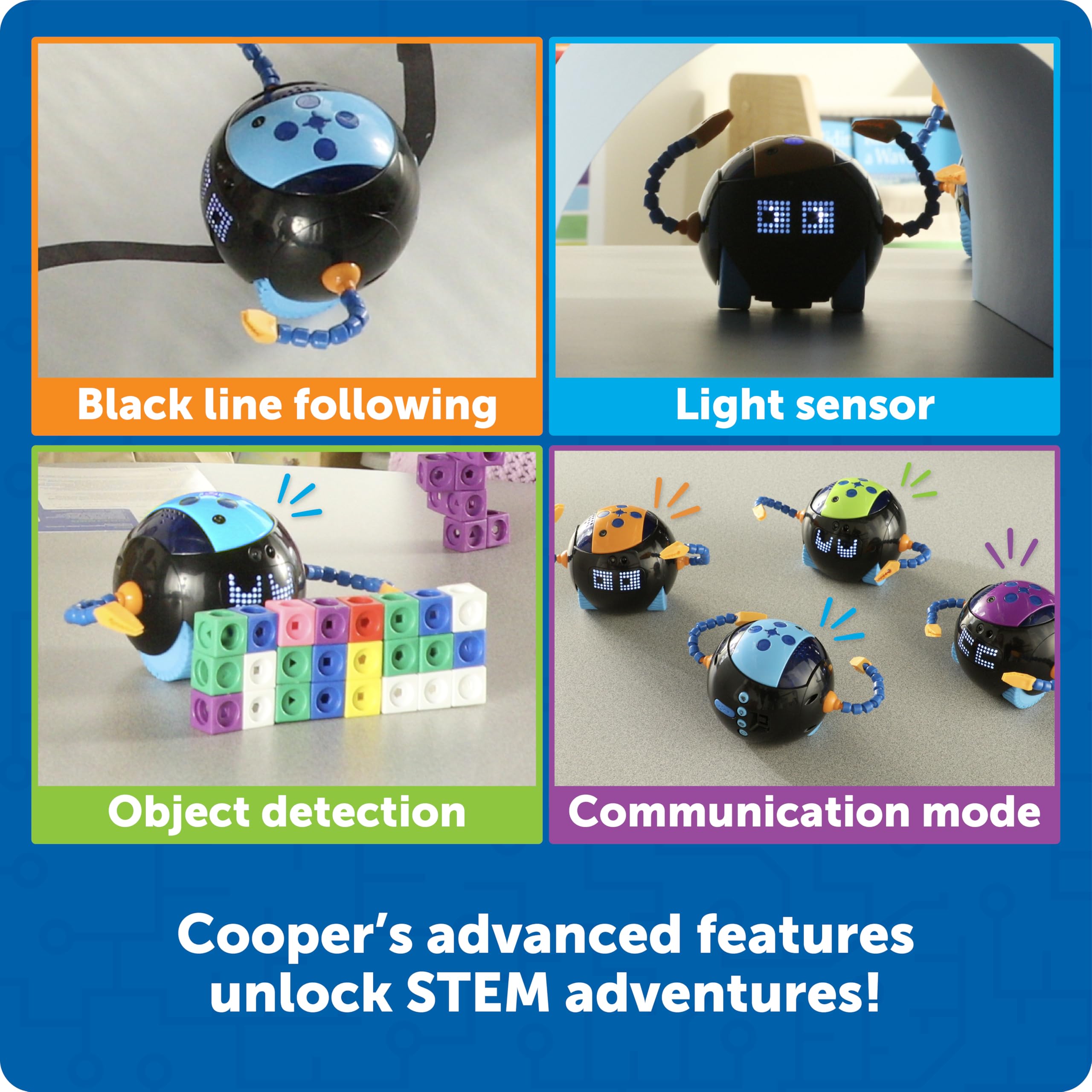 Baukasten für STEM-Roboter mit visueller & Python-Programmierung