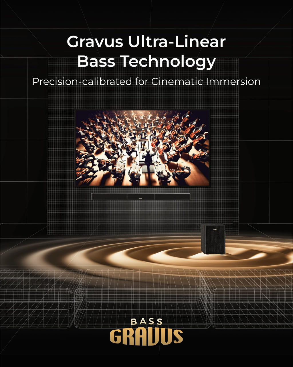 Barra de sonido 5.1.2ch Dolby Atmos con Subwoofer Inalámbrico
