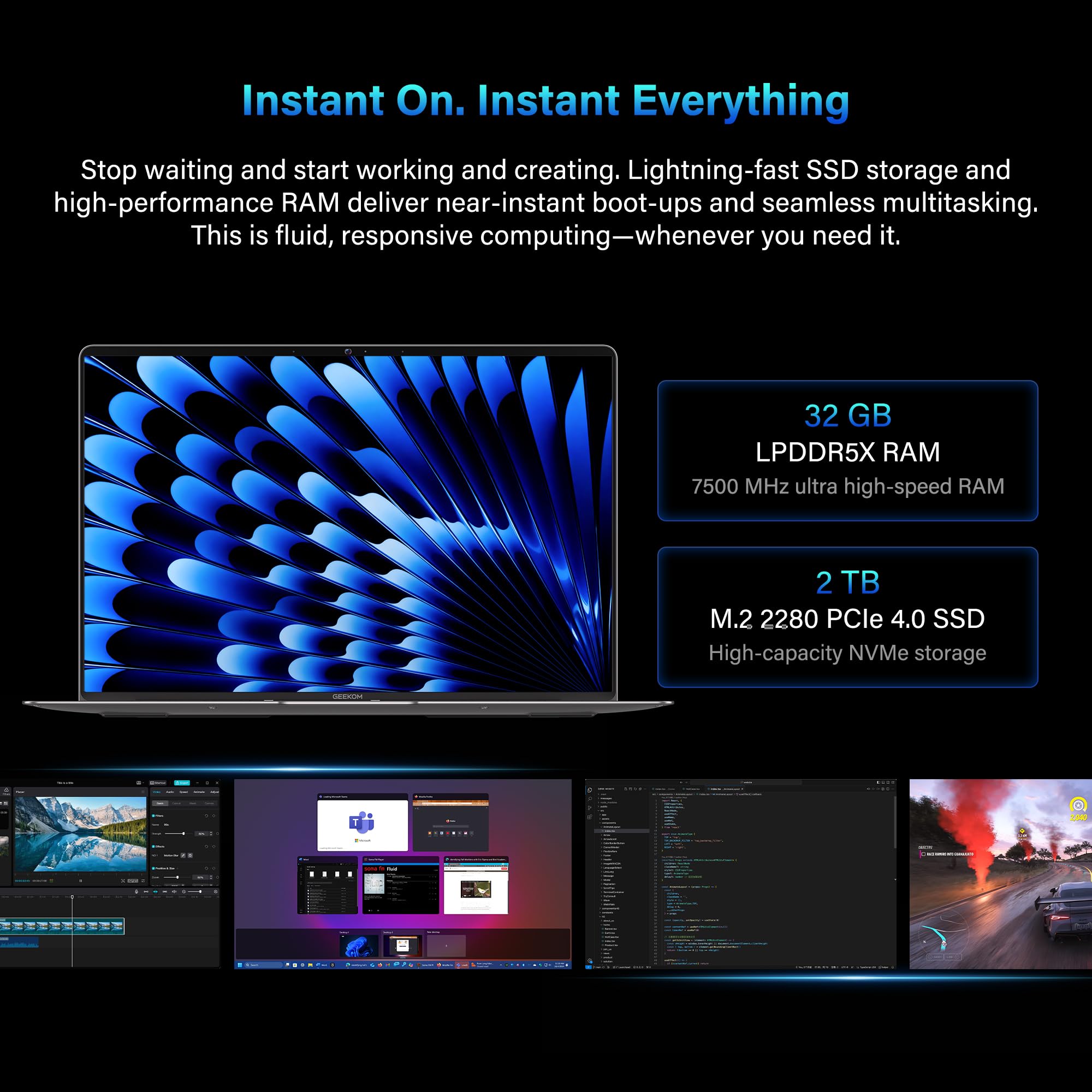14" 2.8K OLED Laptop Ultra 9 185H 32GB 2TB
