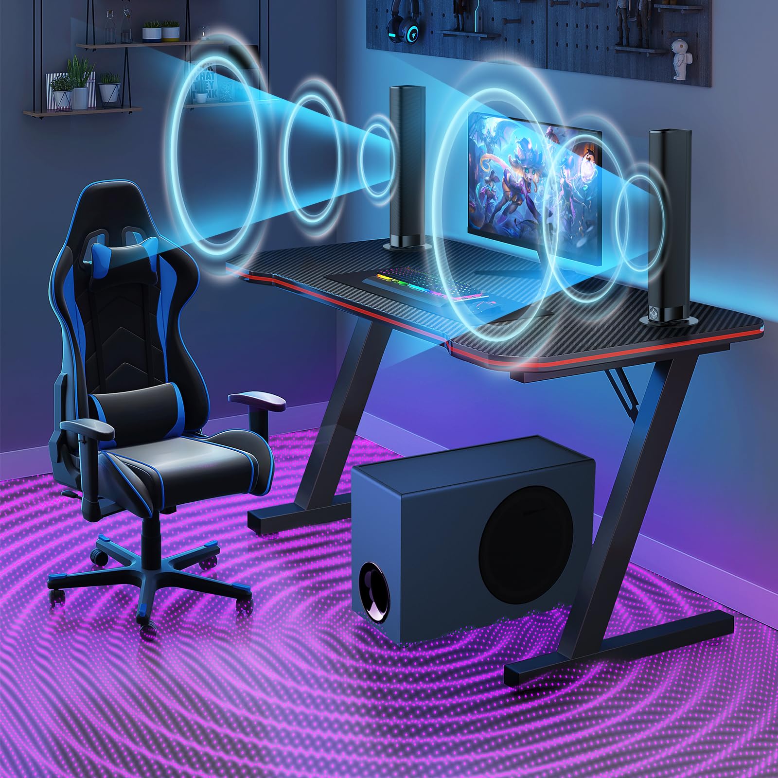 110W Sound Bar with Subwoofer for Immersive Audio