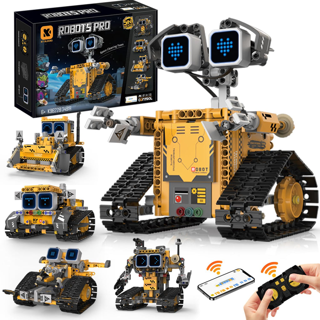 STEM Robot Building Kit for Boys Teens Educational 5-in-1 Robotics