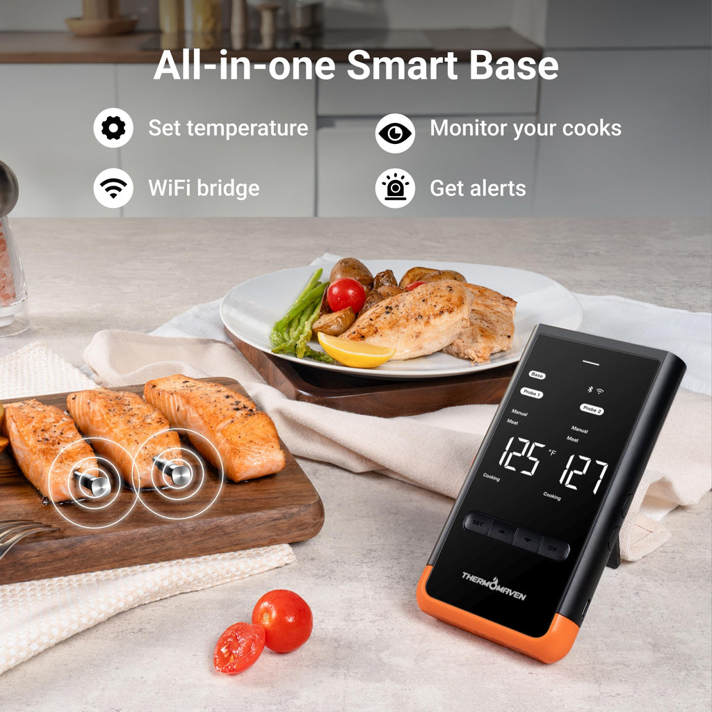 Simsiz Ağıllı Ət Termometri Sub-1G 6 Sensor NIST
