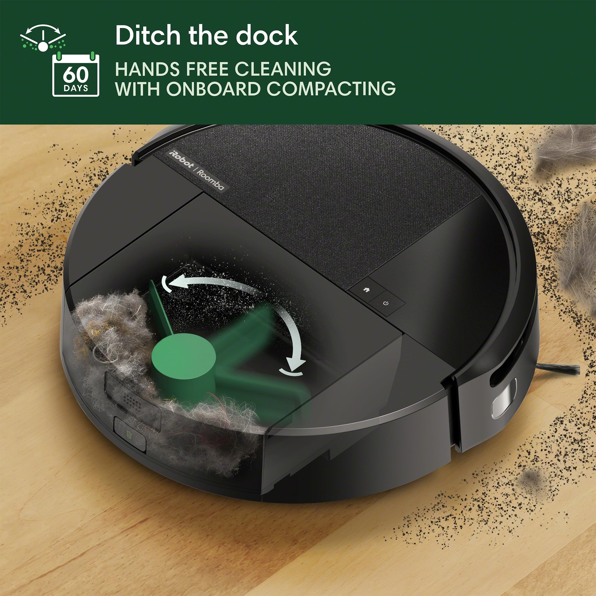 Self-Emptying Robot Vacuum with 60-Day Capacity Roomba 205