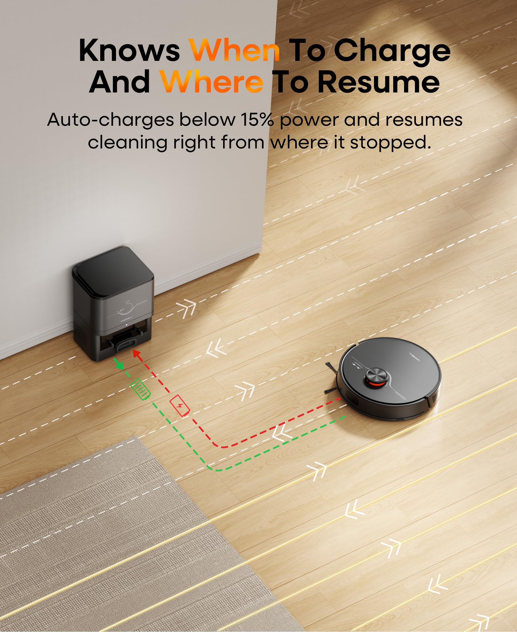 Self-Emptying Robot Vacuum and Mop Combo