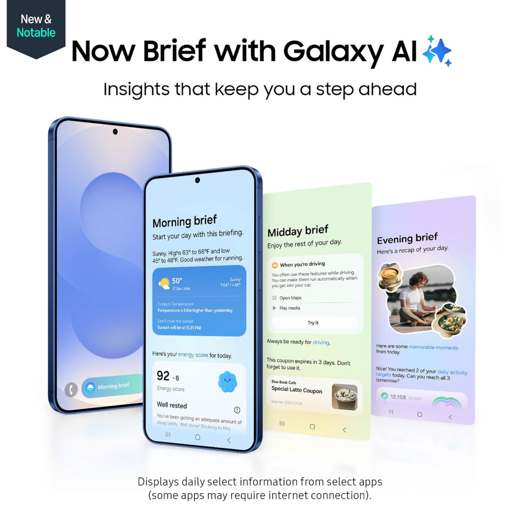 Samsung Galaxy S25+ Cell Phone, 256GB Smartphone, Unlocked Android, AI Night Mode Camera, Snapdragon 8 Elite Fast Processor, ProScaler Display, 4900mAh Battery, 2025, US 1 Yr Warranty, Navy