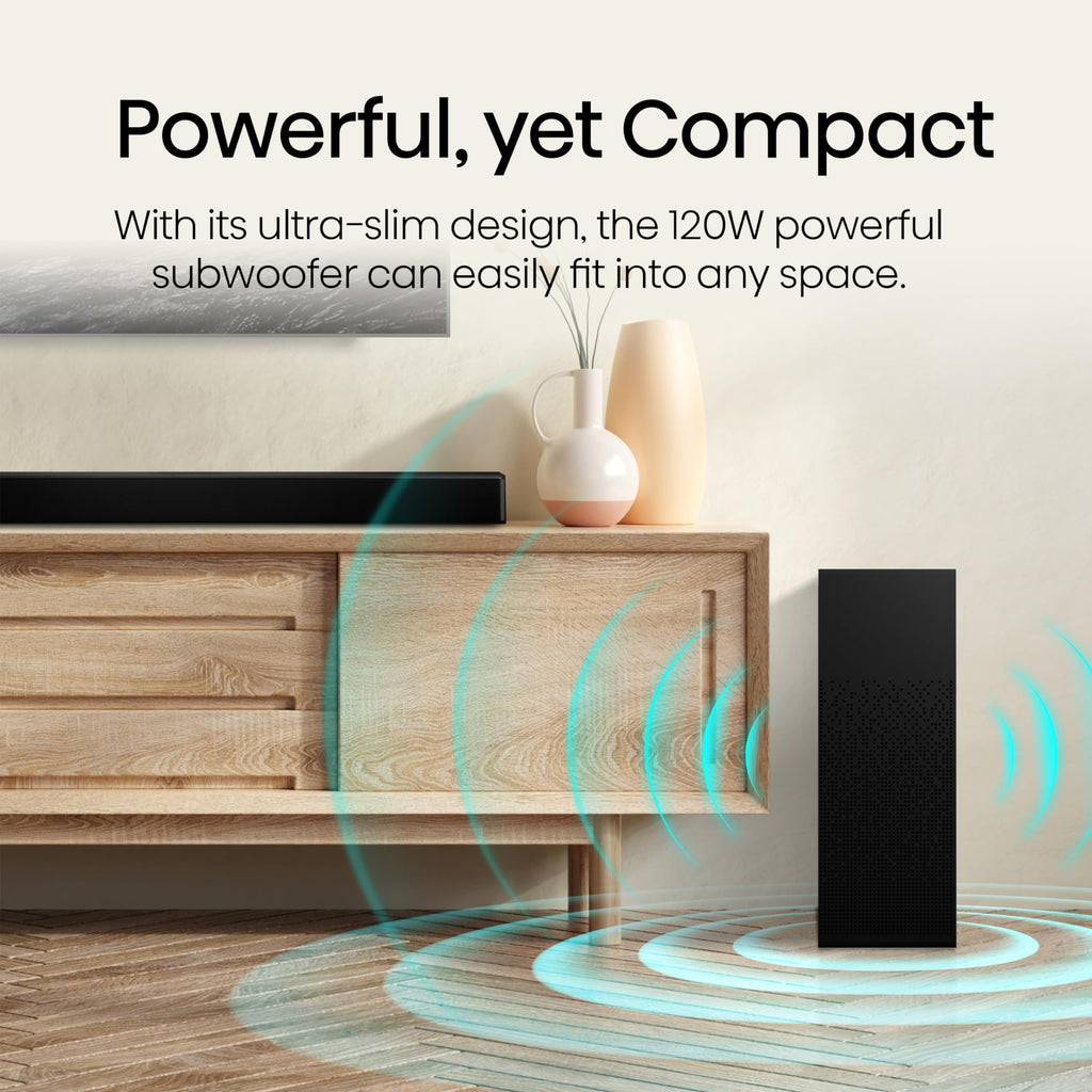 2.1 Channel 240W Sound Bar with Wireless Subwoofer HS2100