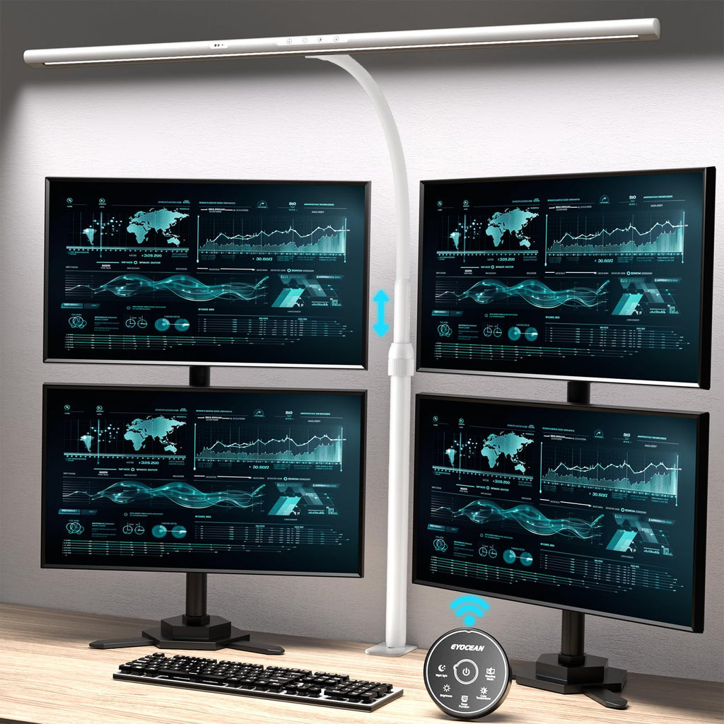 31.5" Desk Lamp Gesture Sensor Remote CLED-3927C