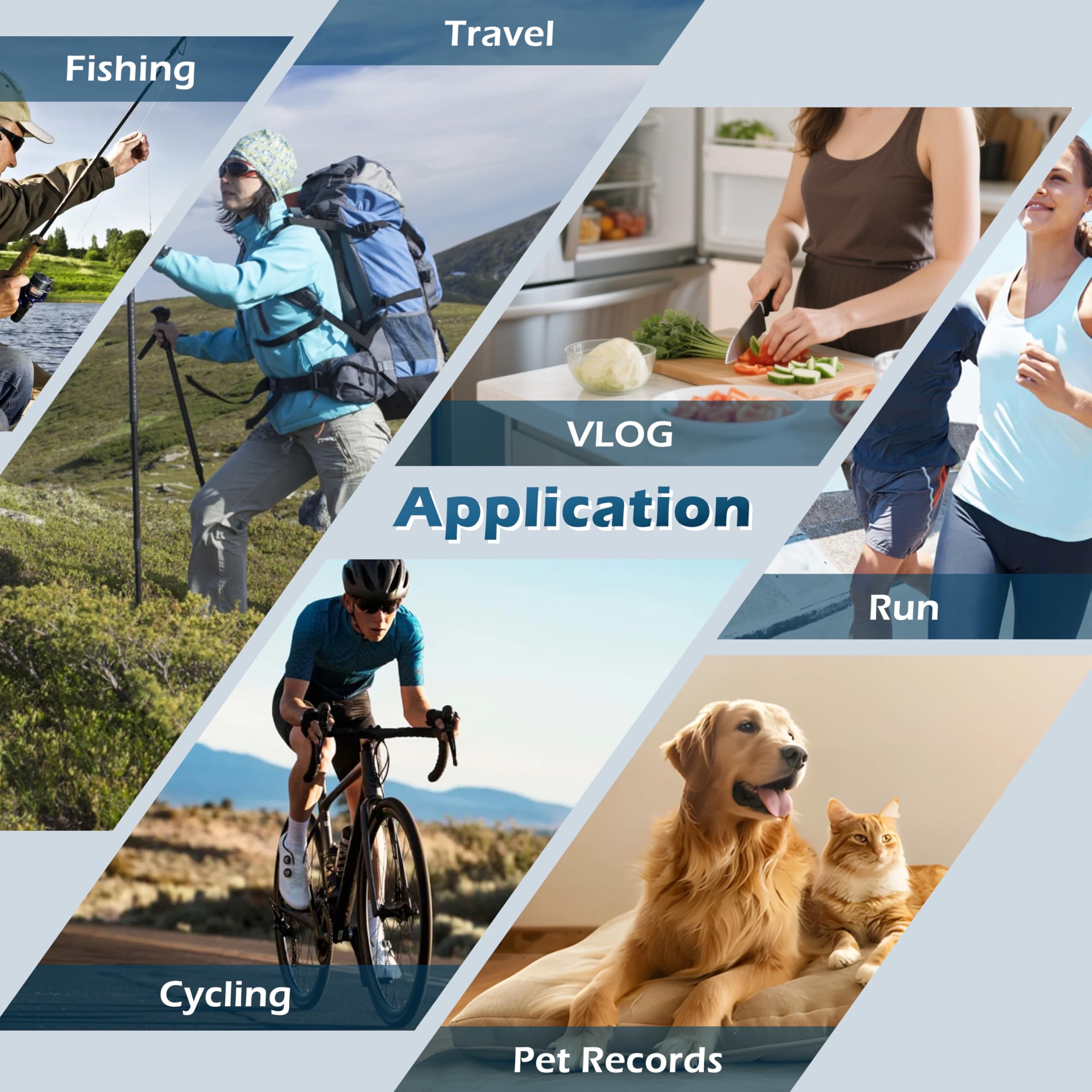 Asgazomd Thumb Action Camera,Sports Camera,Tiny Size,1080P, Hands Free POV Recording with Portable Camcorder Mount Anywhere for Pet Walking, Work, Cycling,Travel (Black, 64GB)