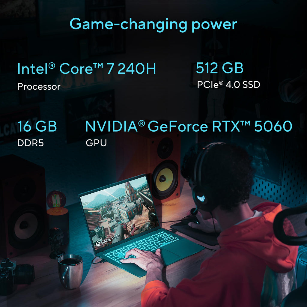 16" Gaming Laptop Intel Core 7 RTX 5060