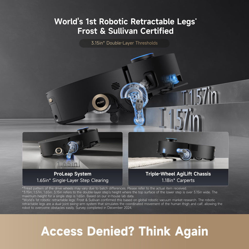 DREAME Aqua10 Ultra Robot Vacuum and Mop with 30,000Pa Suction