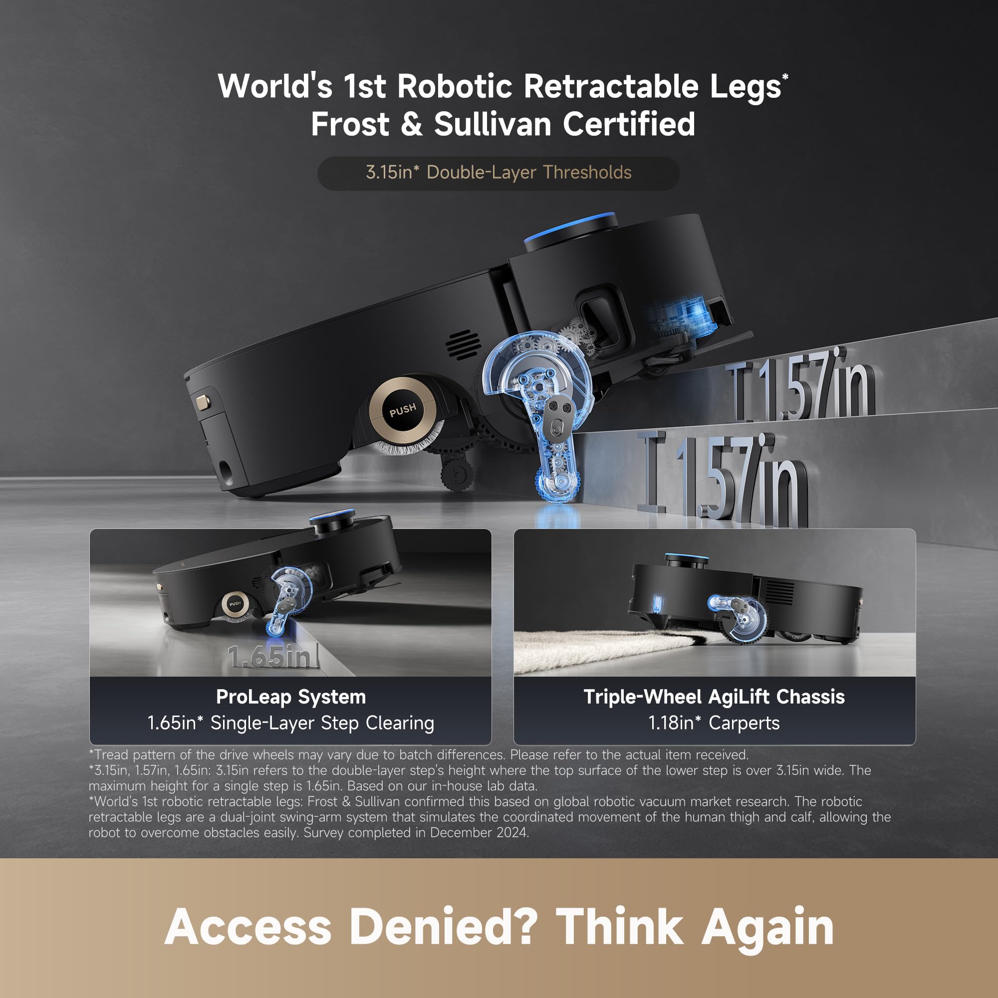 DREAME Aqua10 Ultra Robot Vacuum and Mop with 30,000Pa Suction