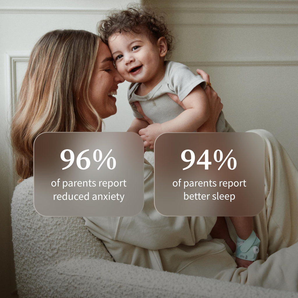 Smart Baby Monitor with Heart Rate Oxygen Sleep Tracking