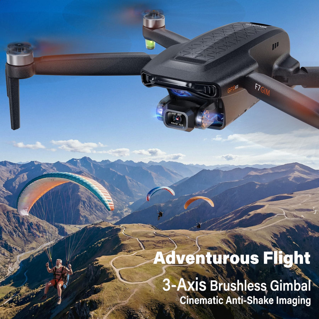 6K-Foto-Drohne mit 3-Achsen-Gimbal und GPS F7GIM