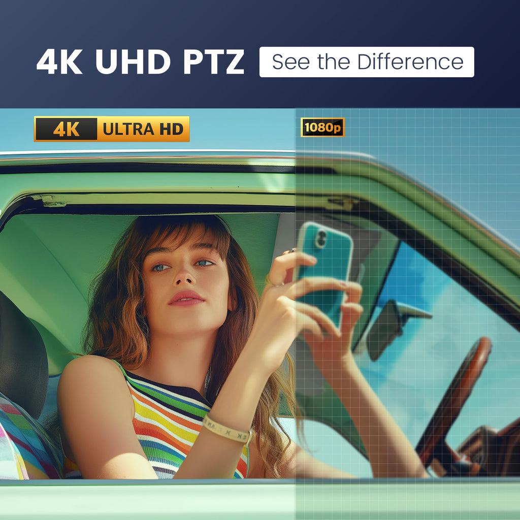 4K AI PTZ конференц-камера со встроенным спикерфоном