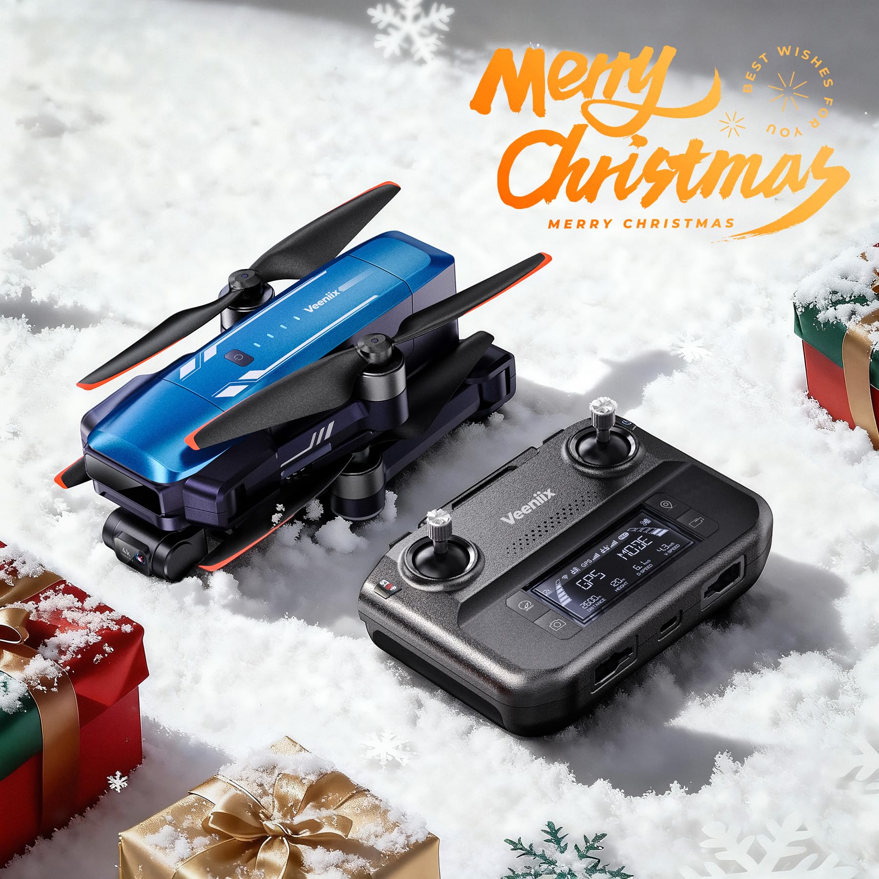 8K Camera Drone with 3-Axis Gimbal V11PRO