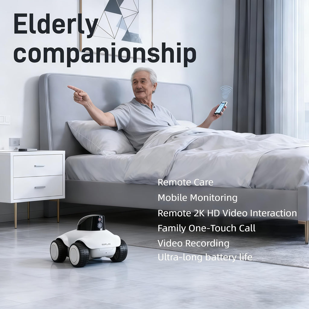 Rtwxi Robot Compagnon Intelligent Familial avec Caméra 2K