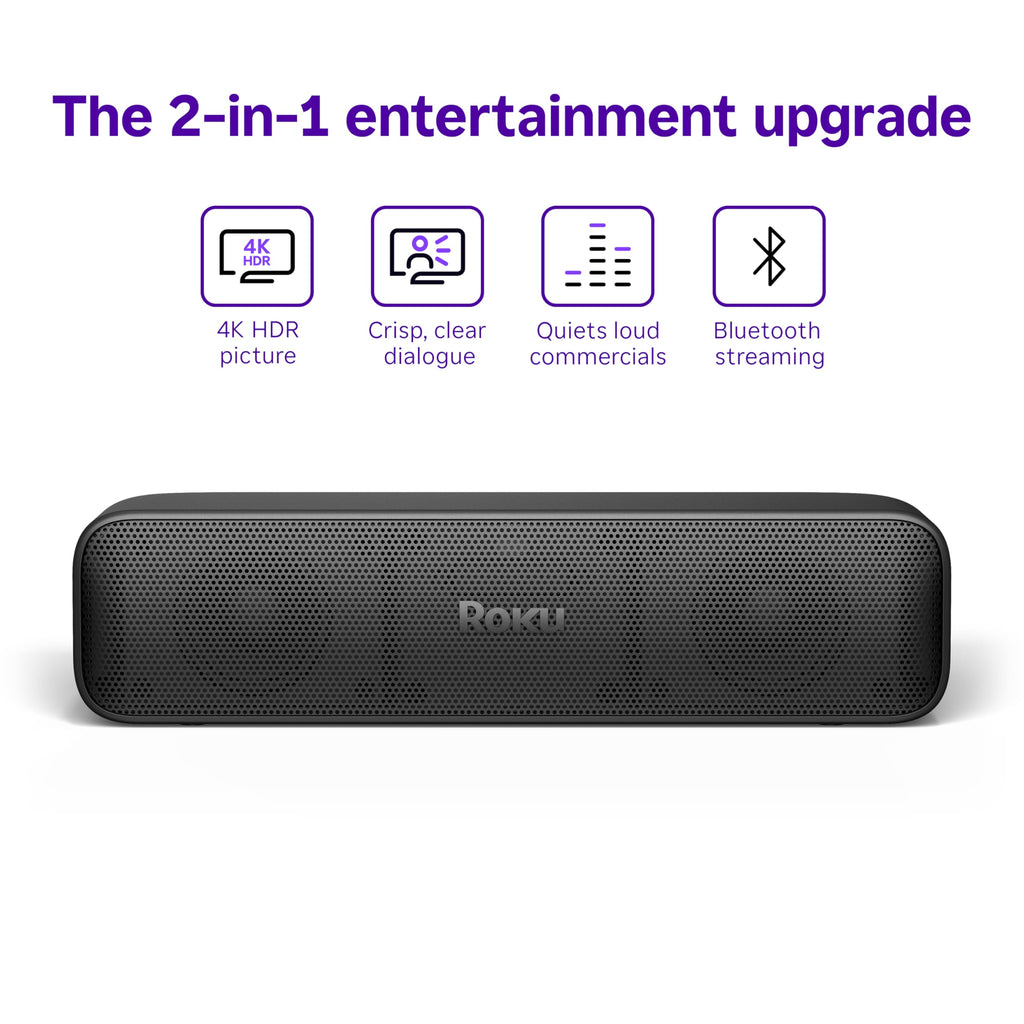 Roku Streambar SE 2-in-1 Soundbar with 4K HDR Streaming Device