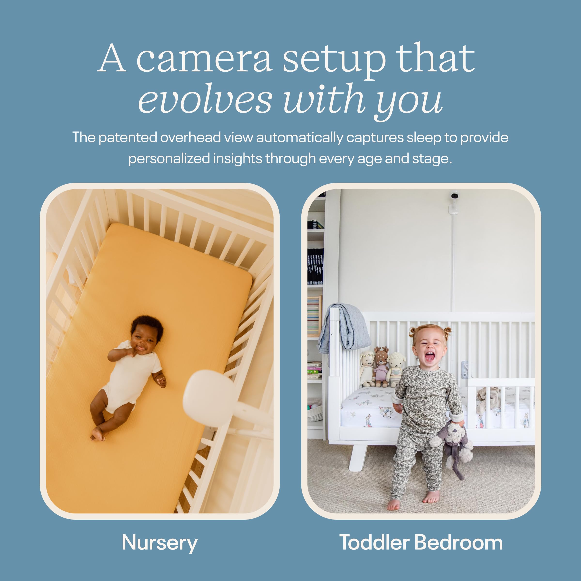 Smart Baby Monitor with Floor Stand 1080p HD Wi-Fi