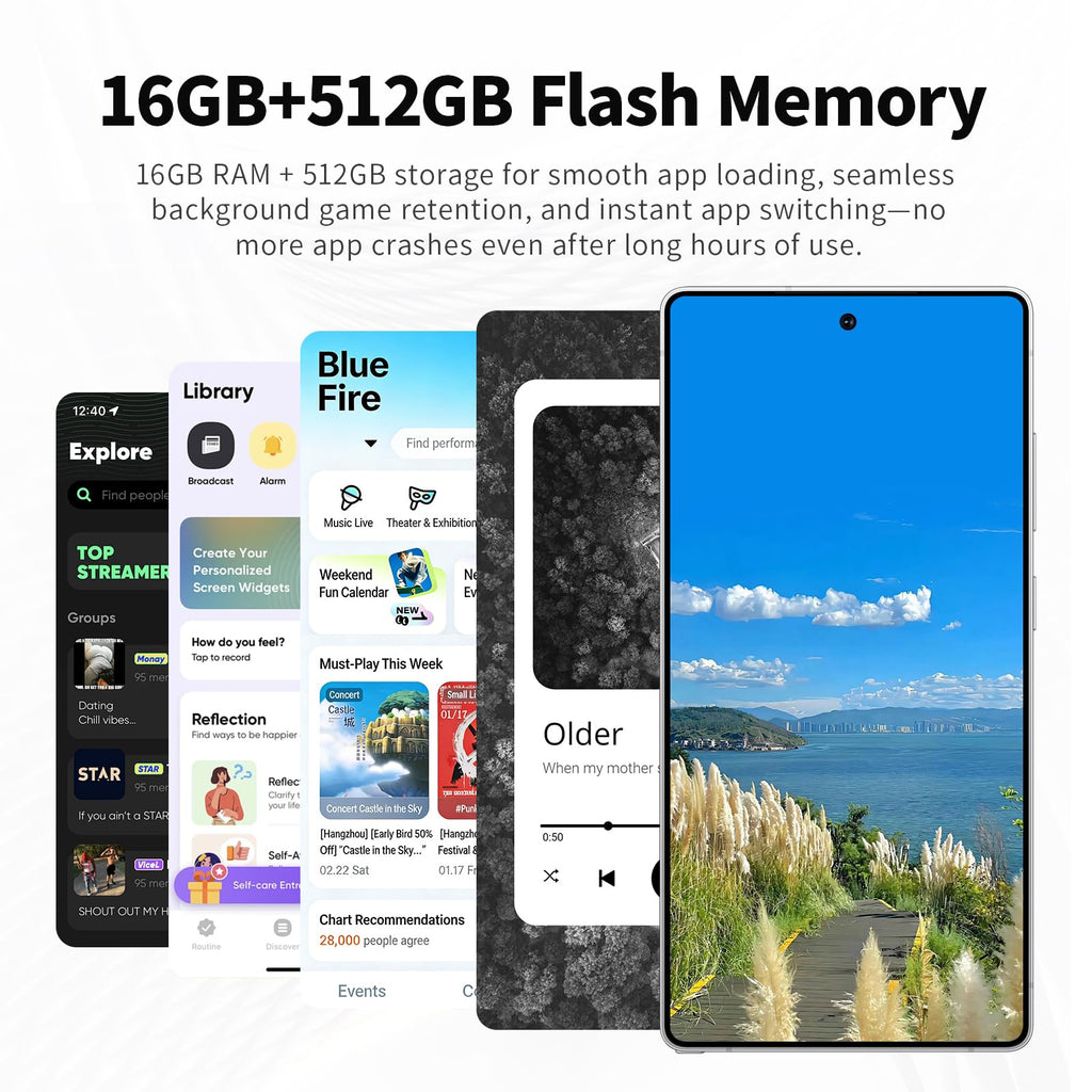 16GB+512GB Android 16.0 Разблокированный телефон 7000mAh 68+108MP Камера S25