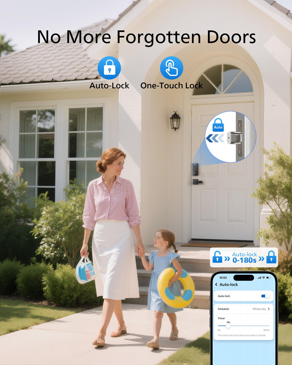 WiFi Keypad Smart Door Lock mit Griff 4200 Serie