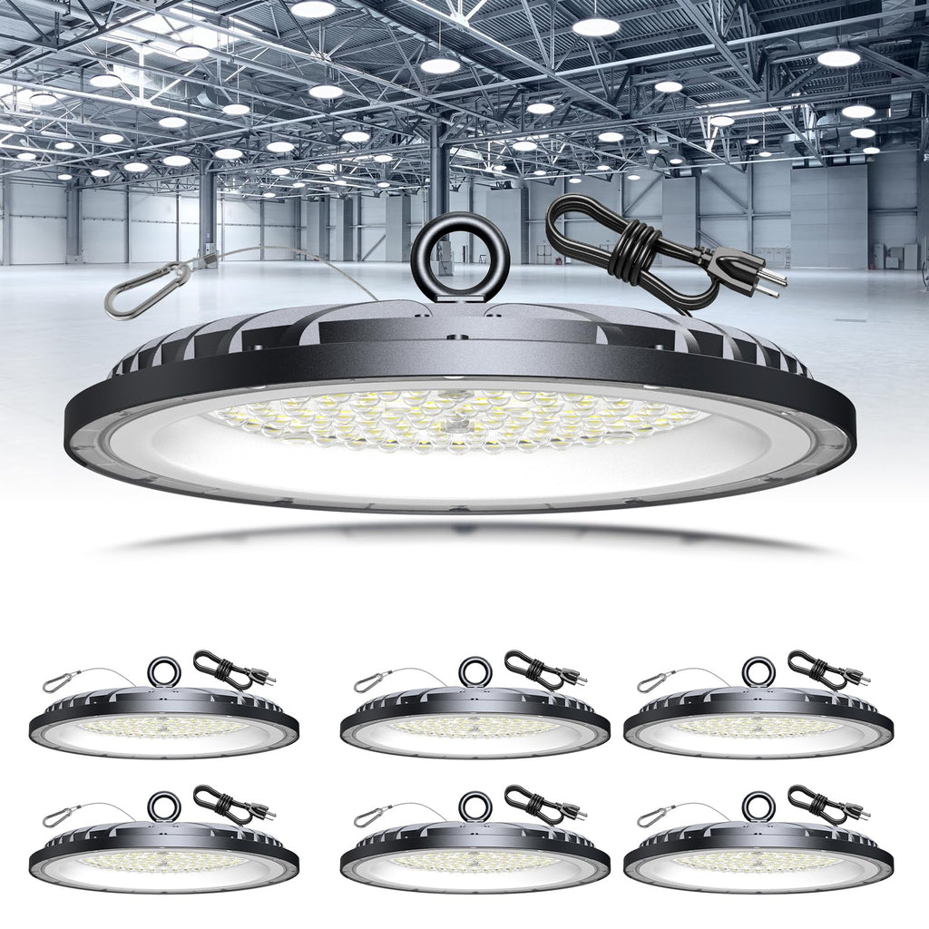 200W UFO LED High Bay Light - 30000LM Shop Lighting