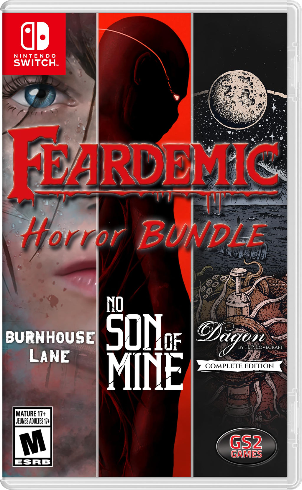 Horror Game Bundle Multi-Title Collection for Nintendo Switch