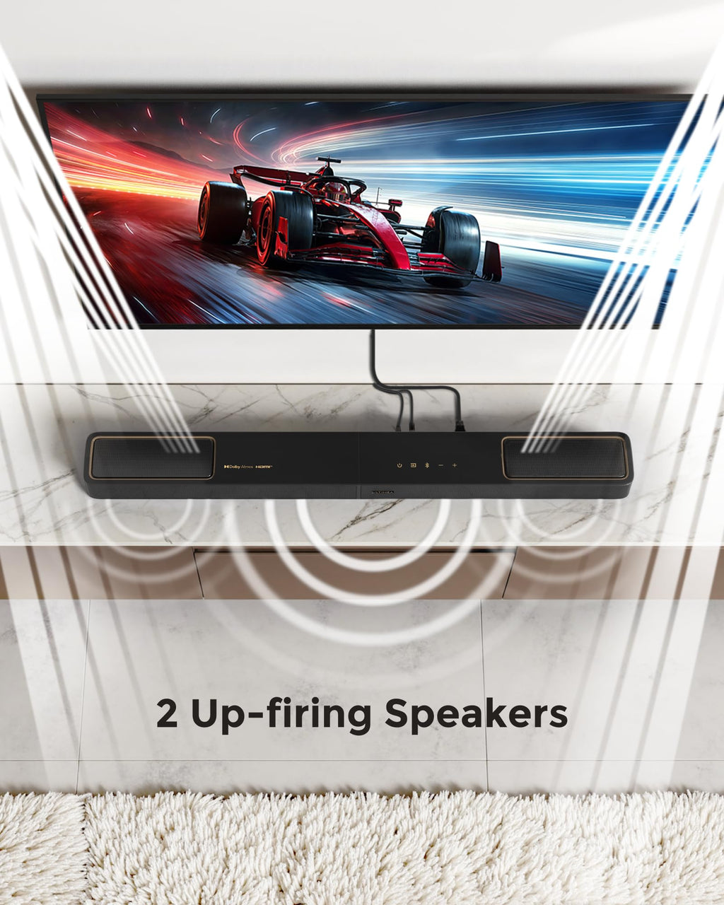 Sistema de Barra de Sonido 5.1.2ch Dolby Atmos con