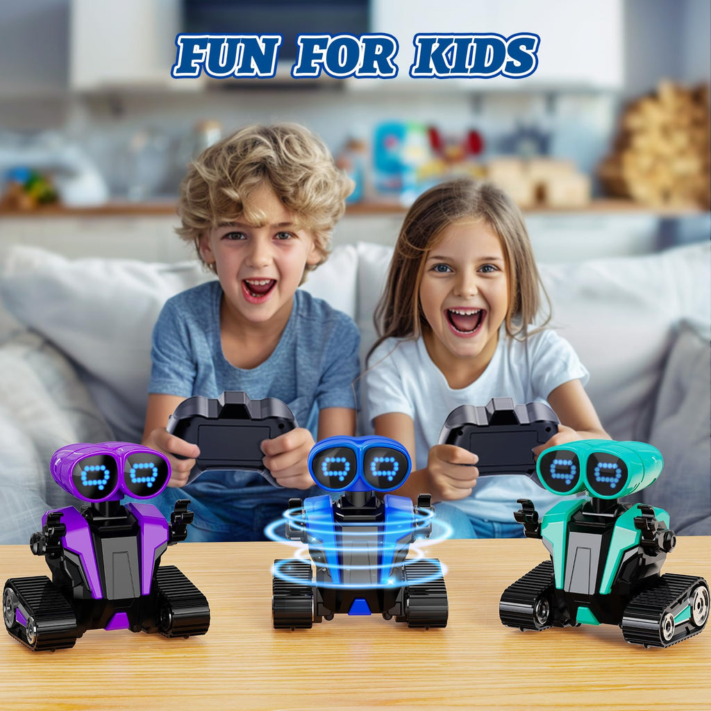 Interactive Robot Toy with Remote Control and Auto-Demo Mode