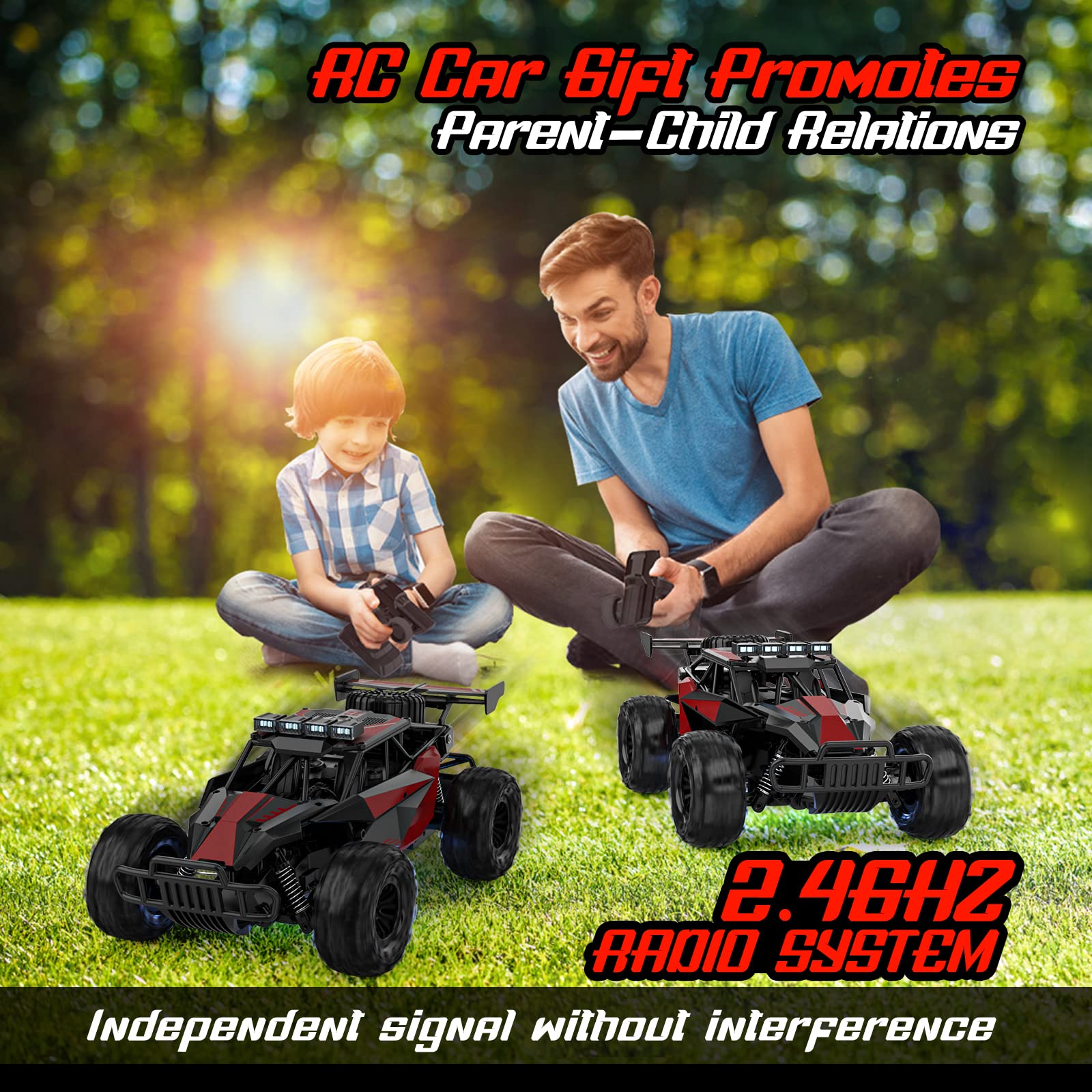 Высокоскоростной 33 км/ч 1:12 Масштаб RC Монстр-трак Внедорожник