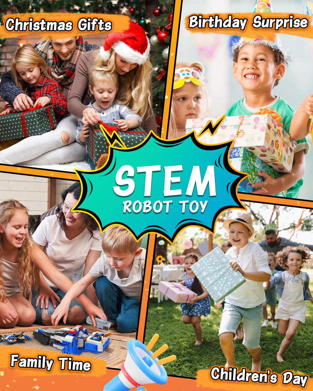 STEM-Roboter-Bausatz mit App-Steuerung 3 Modelle
