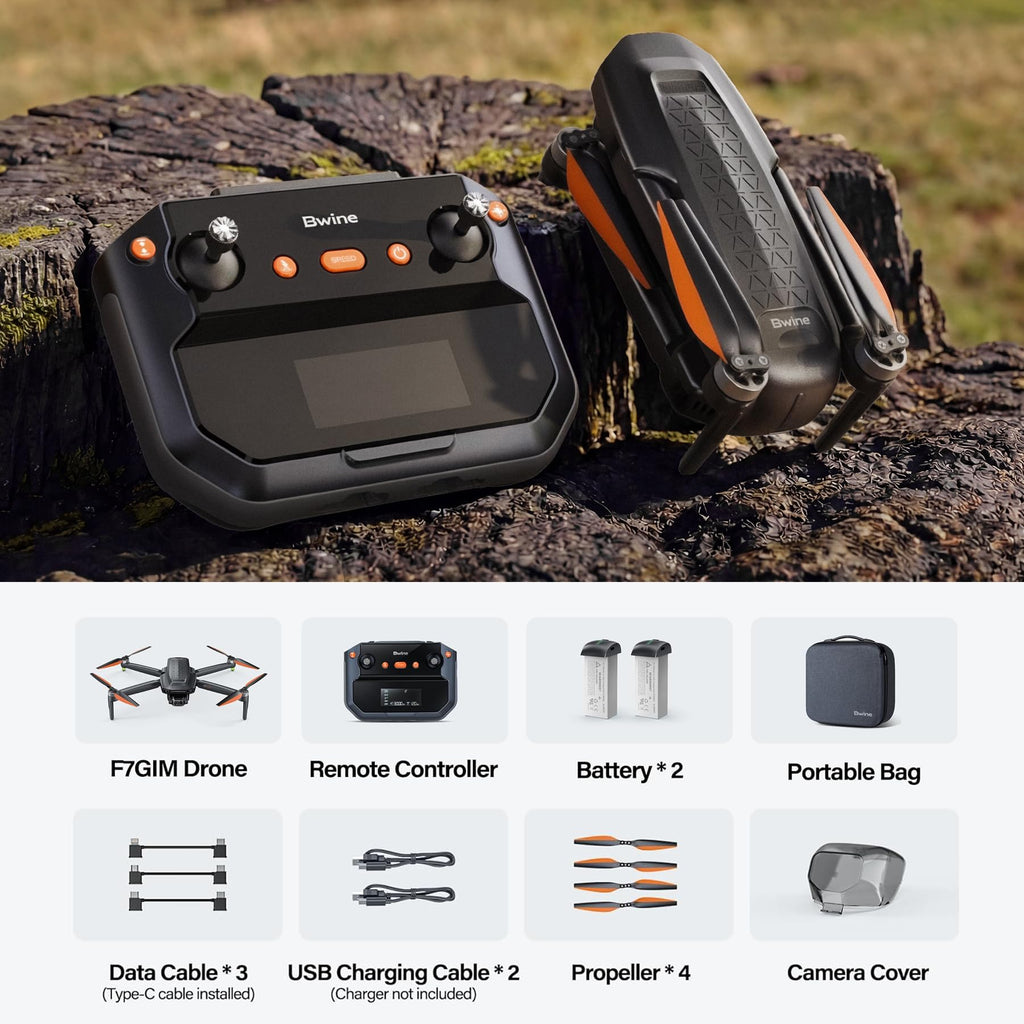 6K-Foto-Drohne mit 3-Achsen-Gimbal und GPS F7GIM