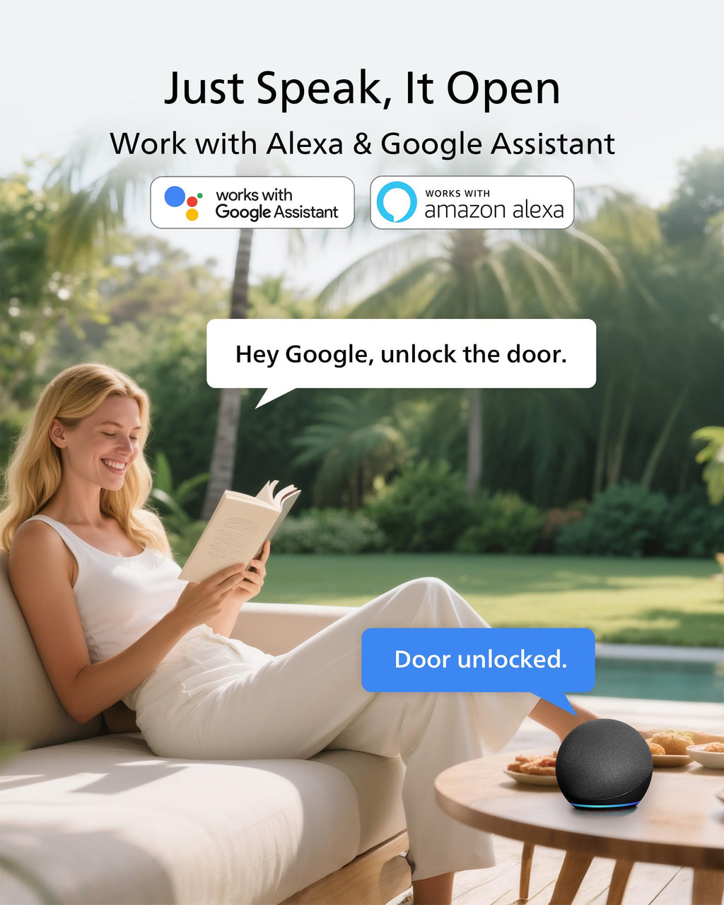 WiFi Keypad Smart Door Lock mit Griff 4200 Serie