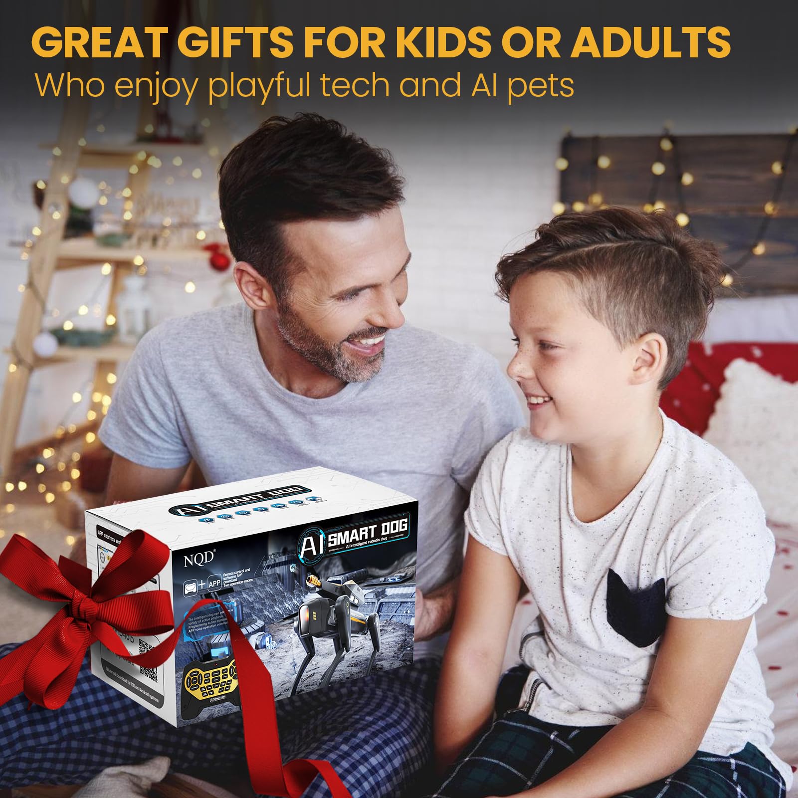 cxjoigxi Smart Robot Dog Toy with Blaster