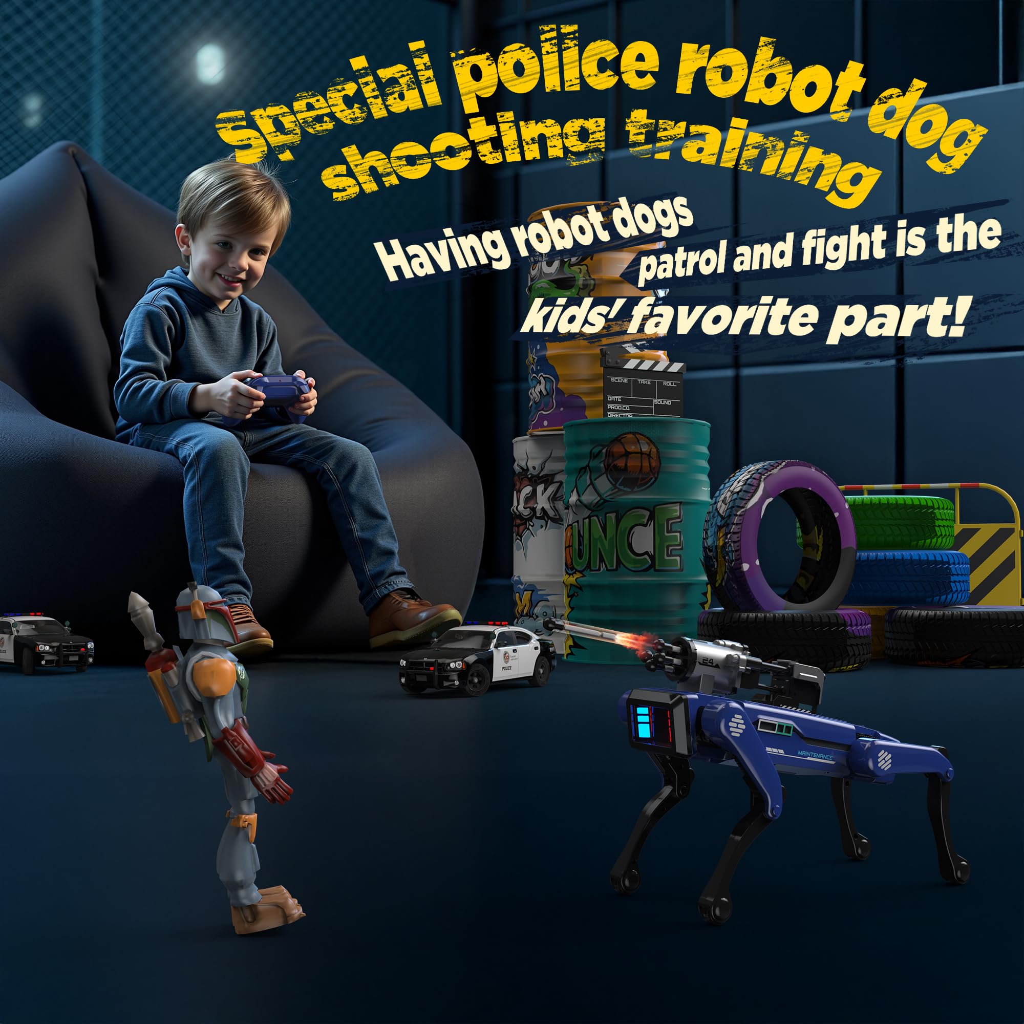 Səs İdarəsi ilə 30+ Hərəkətli Qarşılıqlı STEM Robot İti