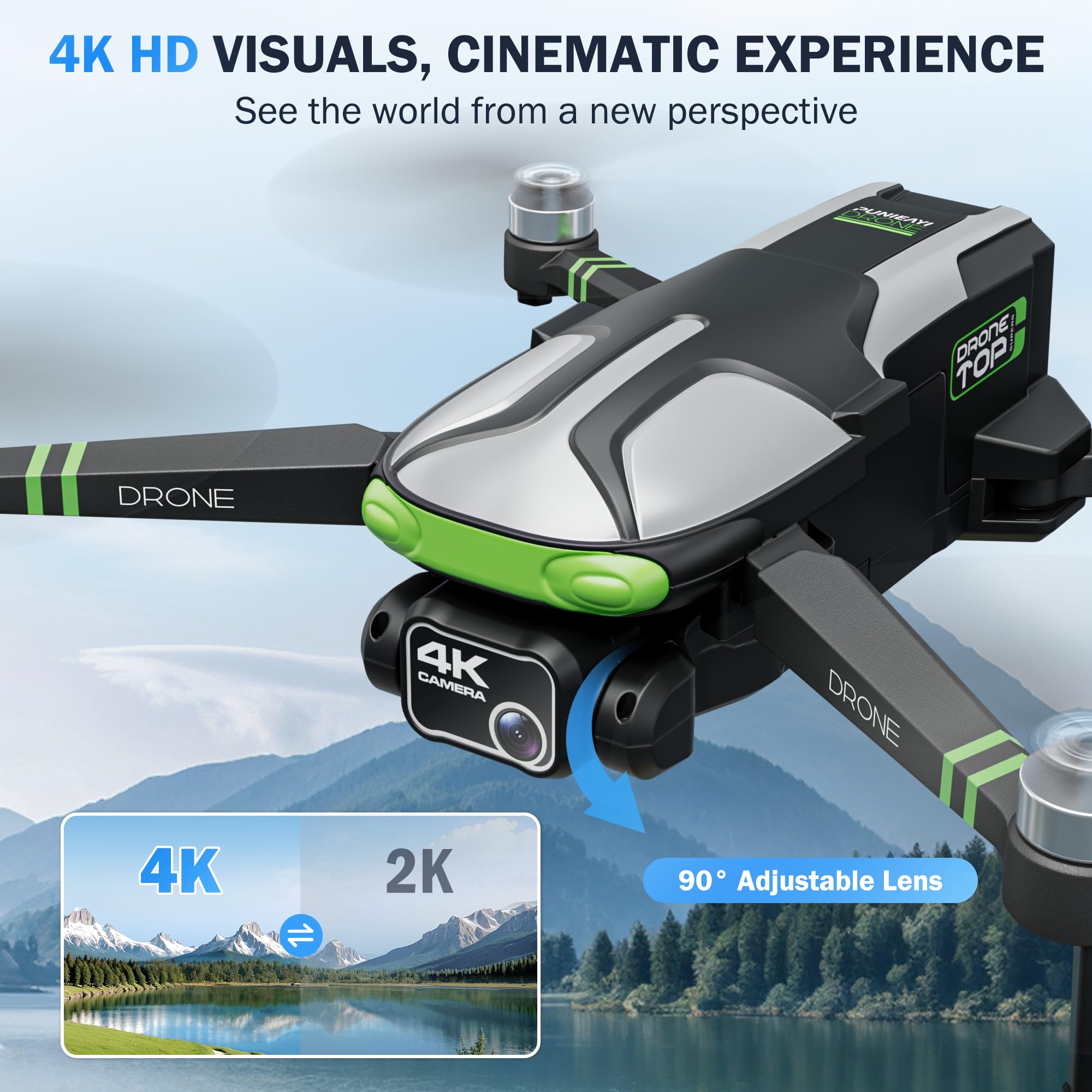 GPS-дроны с камерой 4K для взрослых