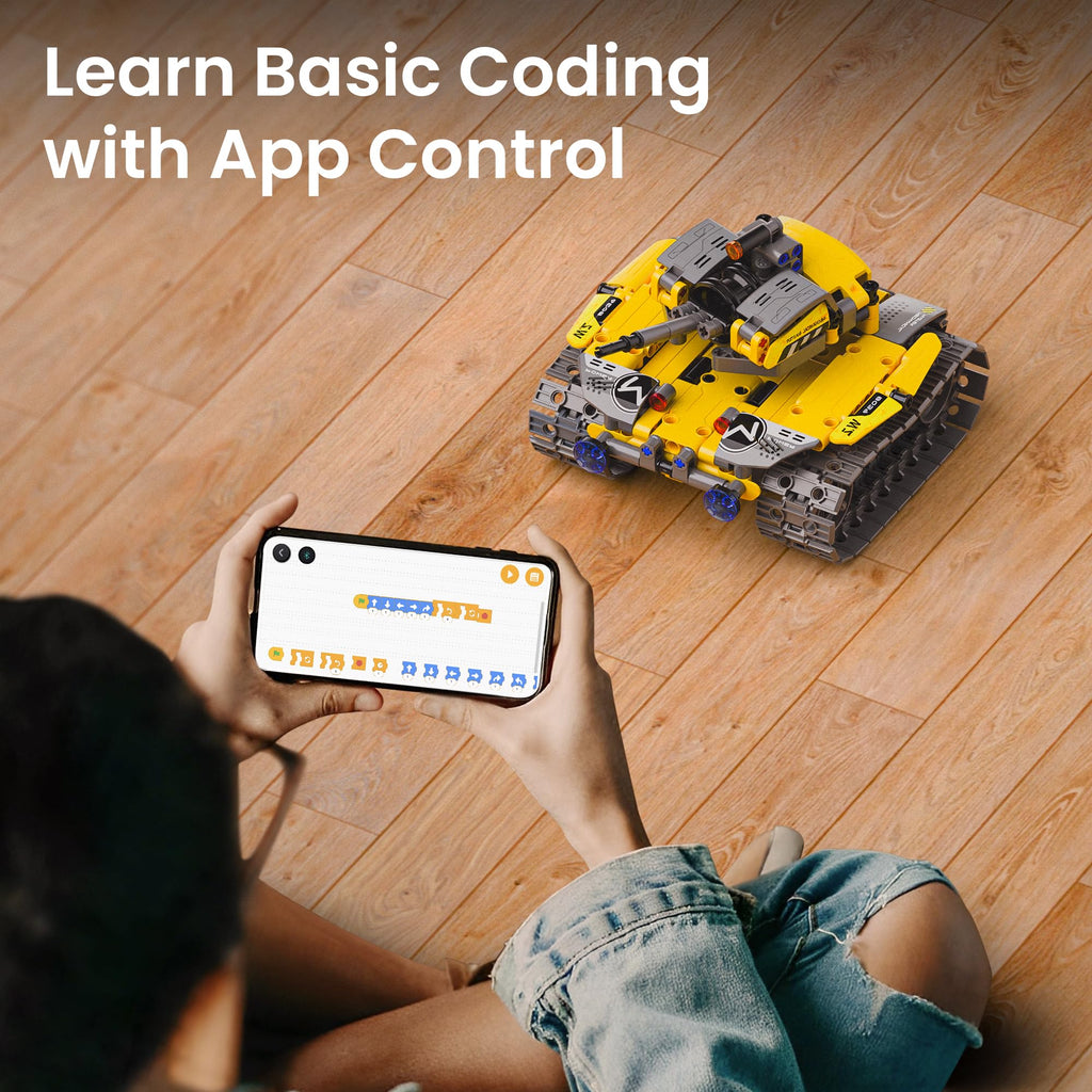 Программируемый набор для сборки робота STEM с пультом дистанционного