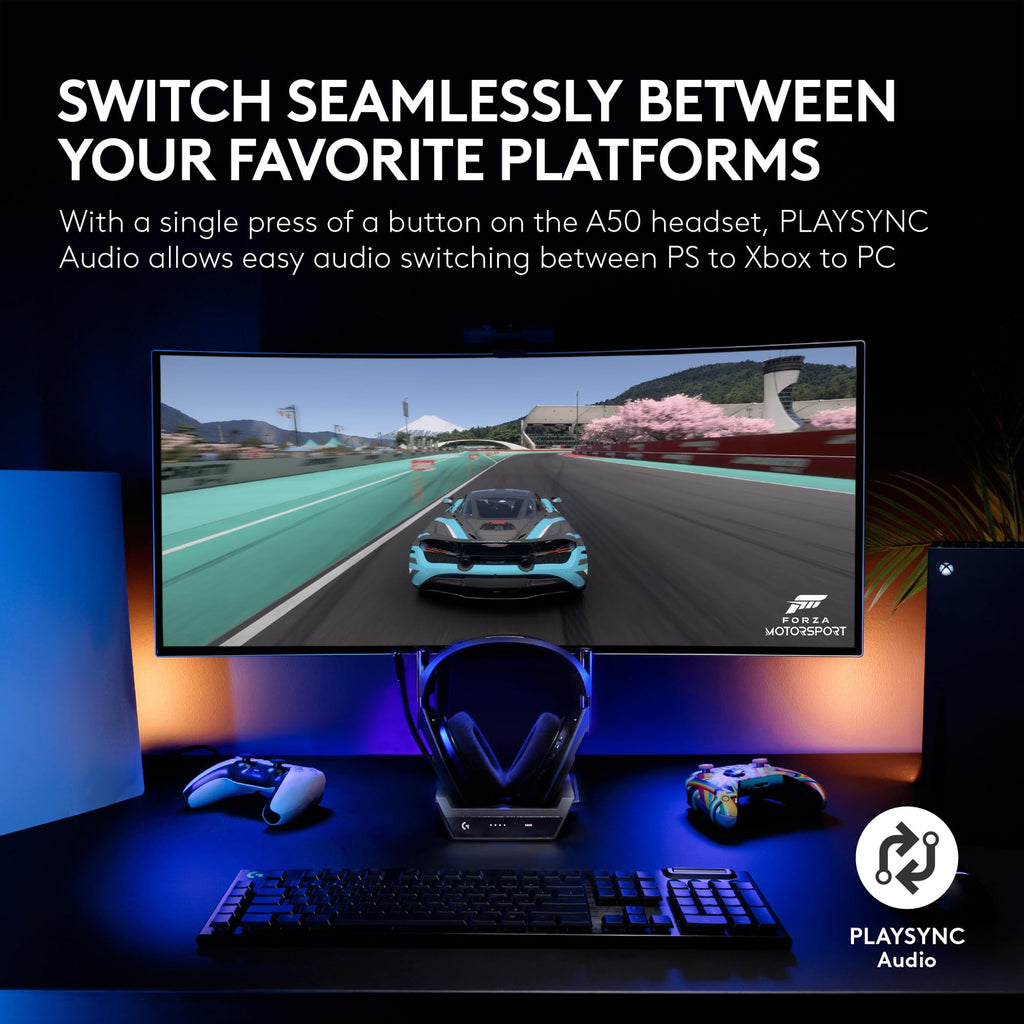 Logitech G Astro A50 Wireless Gaming Headset + Base