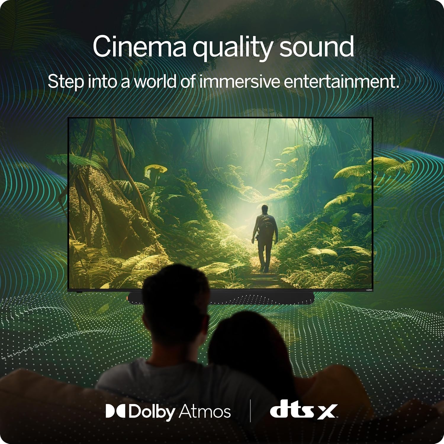 Barra de sonido para cine en casa 5.1.4 con