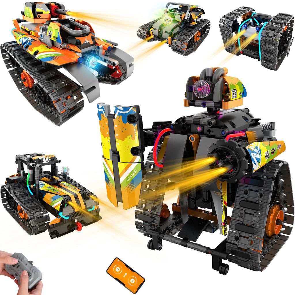 5-in-1 STEM Robot Qurma Dəsti (Pult və Tətbiq ilə)