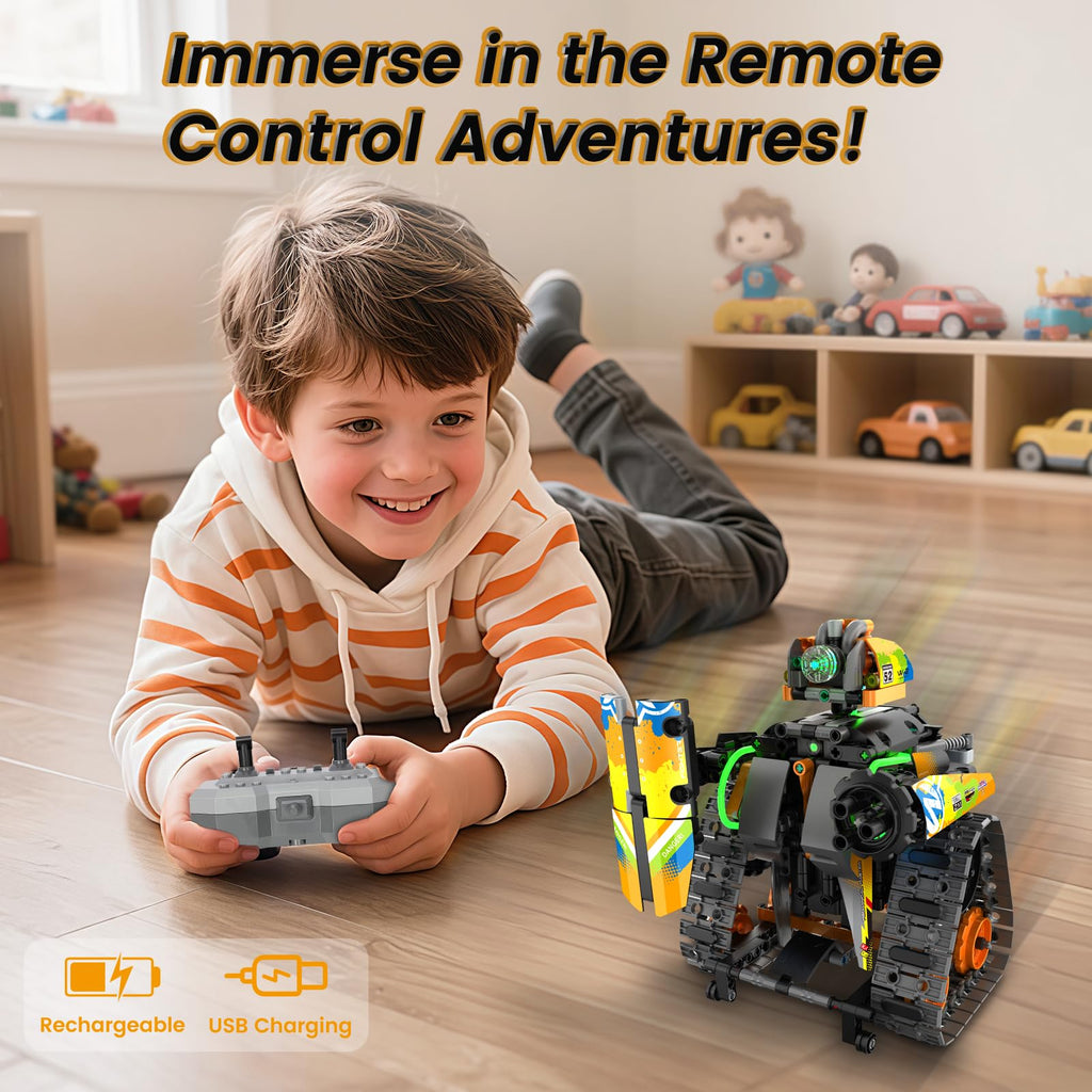 5-in-1 STEM Robot Qurma Dəsti (Pult və Tətbiq ilə)