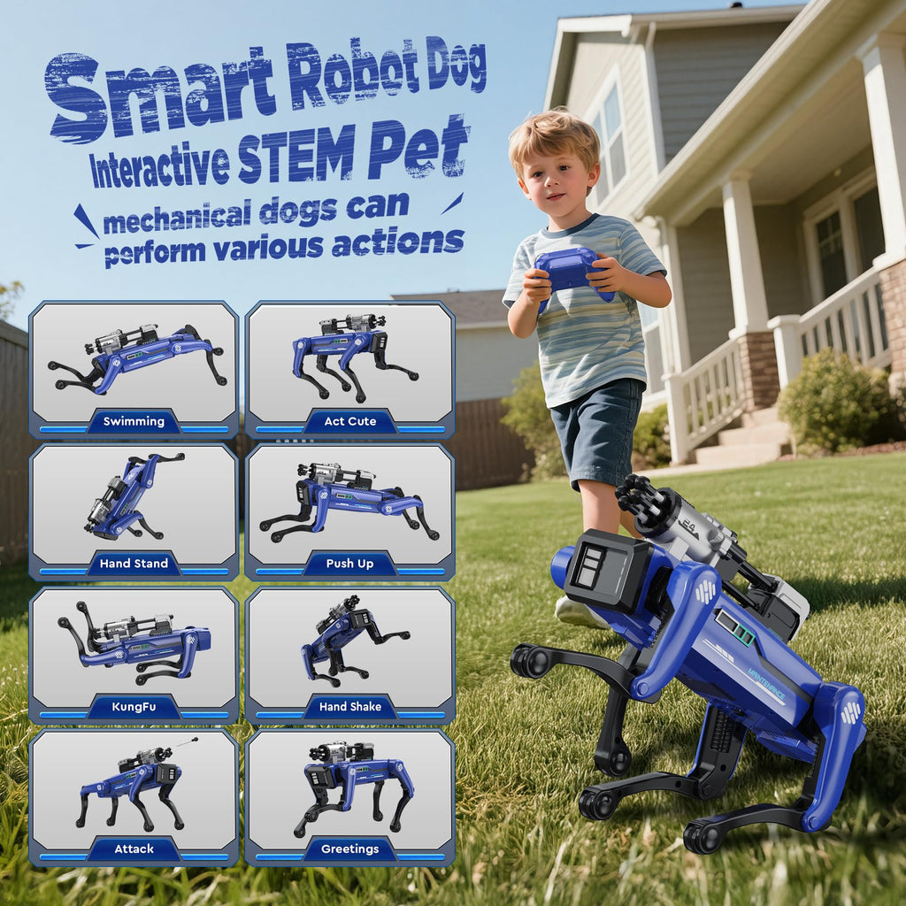 Səs İdarəsi ilə 30+ Hərəkətli Qarşılıqlı STEM Robot İti