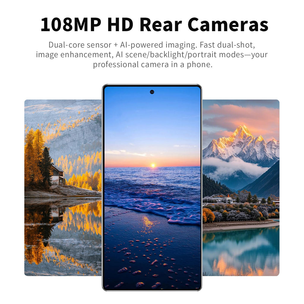 16GB+512GB Android 16.0 Разблокированный телефон 7000mAh 68+108MP Камера S25