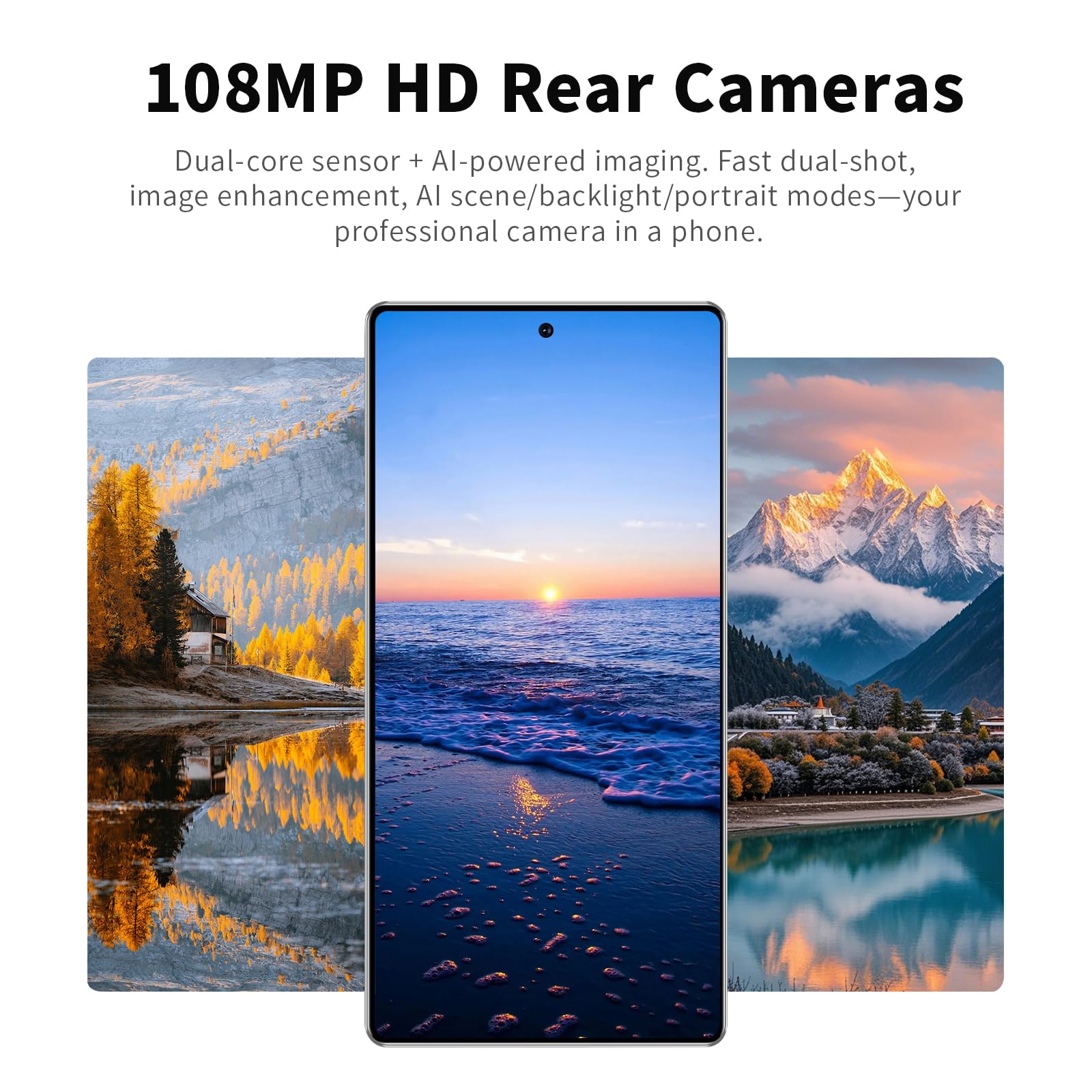 16GB+512GB Android 16.0 Разблокированный телефон 7000mAh 68+108MP Камера S25