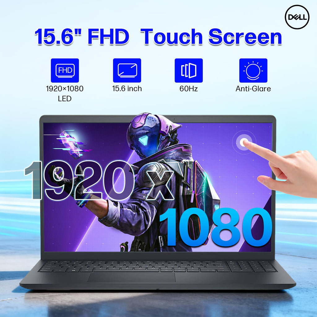 15.6" Touchscreen Laptop Ryzen 7 7730U 16GB DDR4 512GB