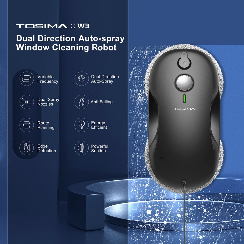Window Cleaning Robot W3 Dual Direction Auto-Spray