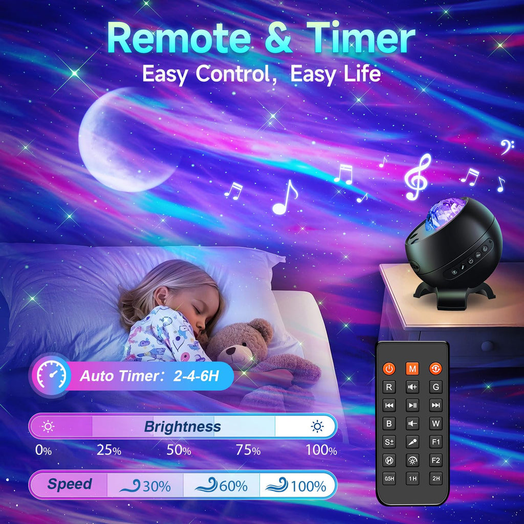 Galaxy Light Projector with 300+ Modes
