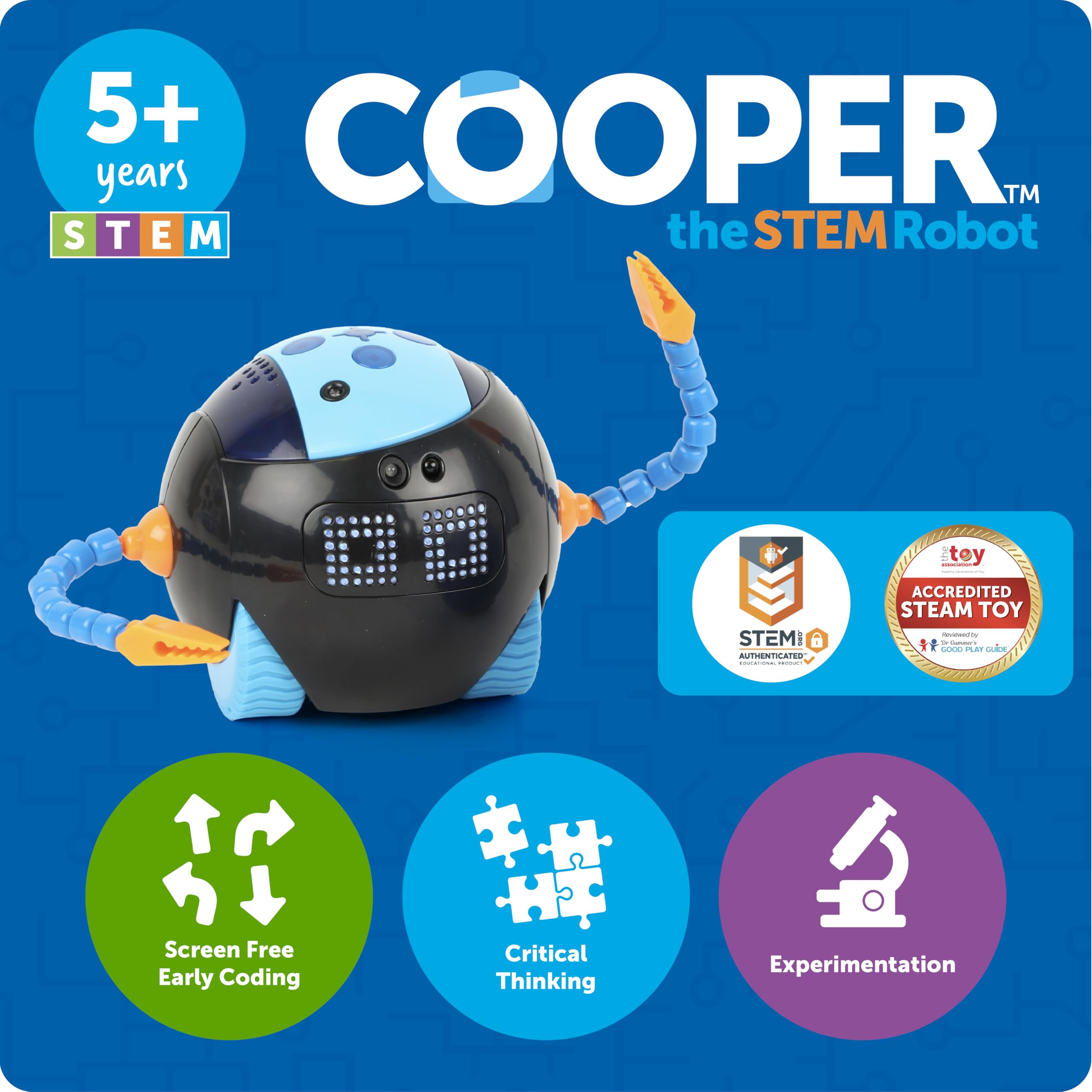 Cooper der STEM-Roboter - Programmieren für Kinder