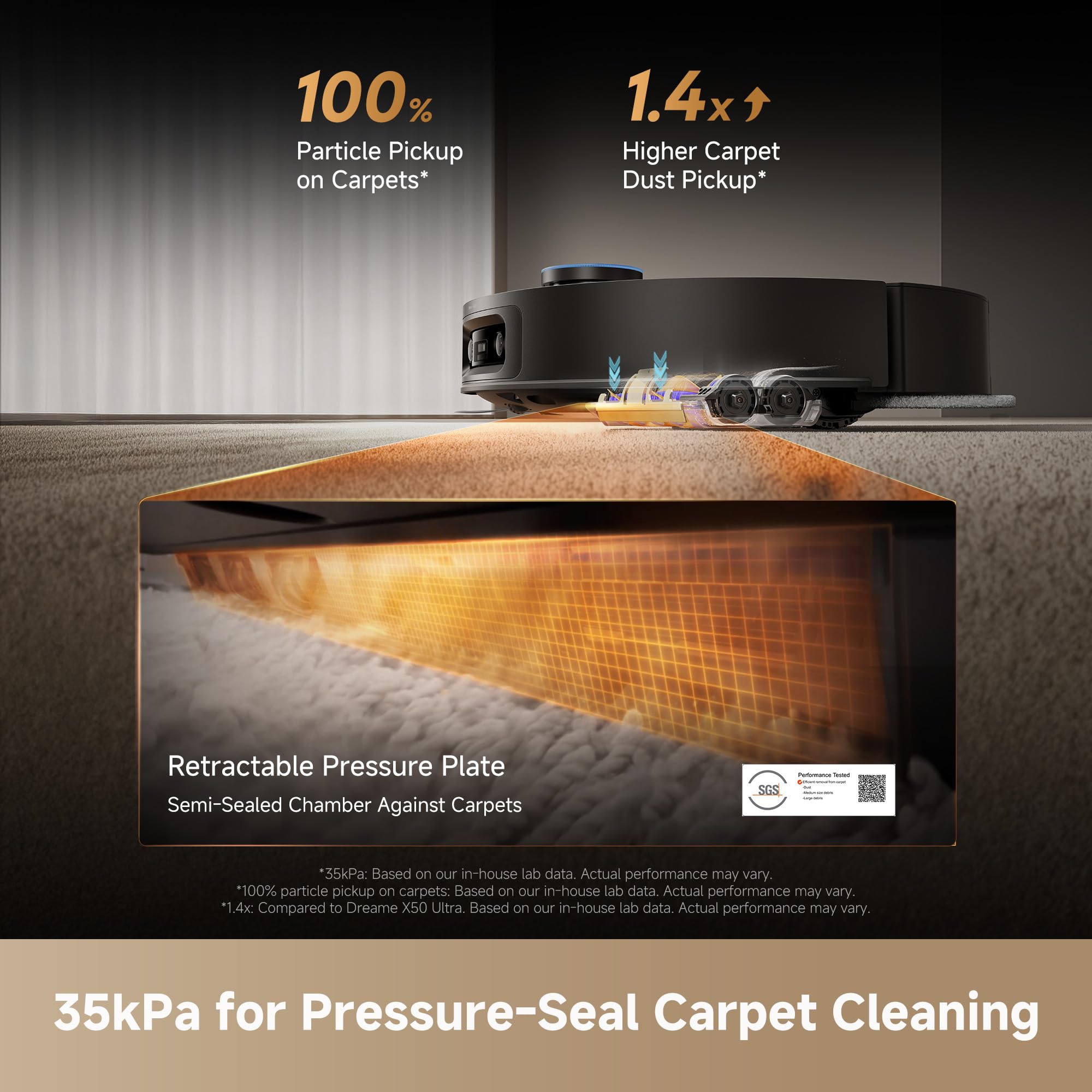 DREAME X60 Max Ultra Robot Aspirapolvere e Mop Soluzione Intelligente